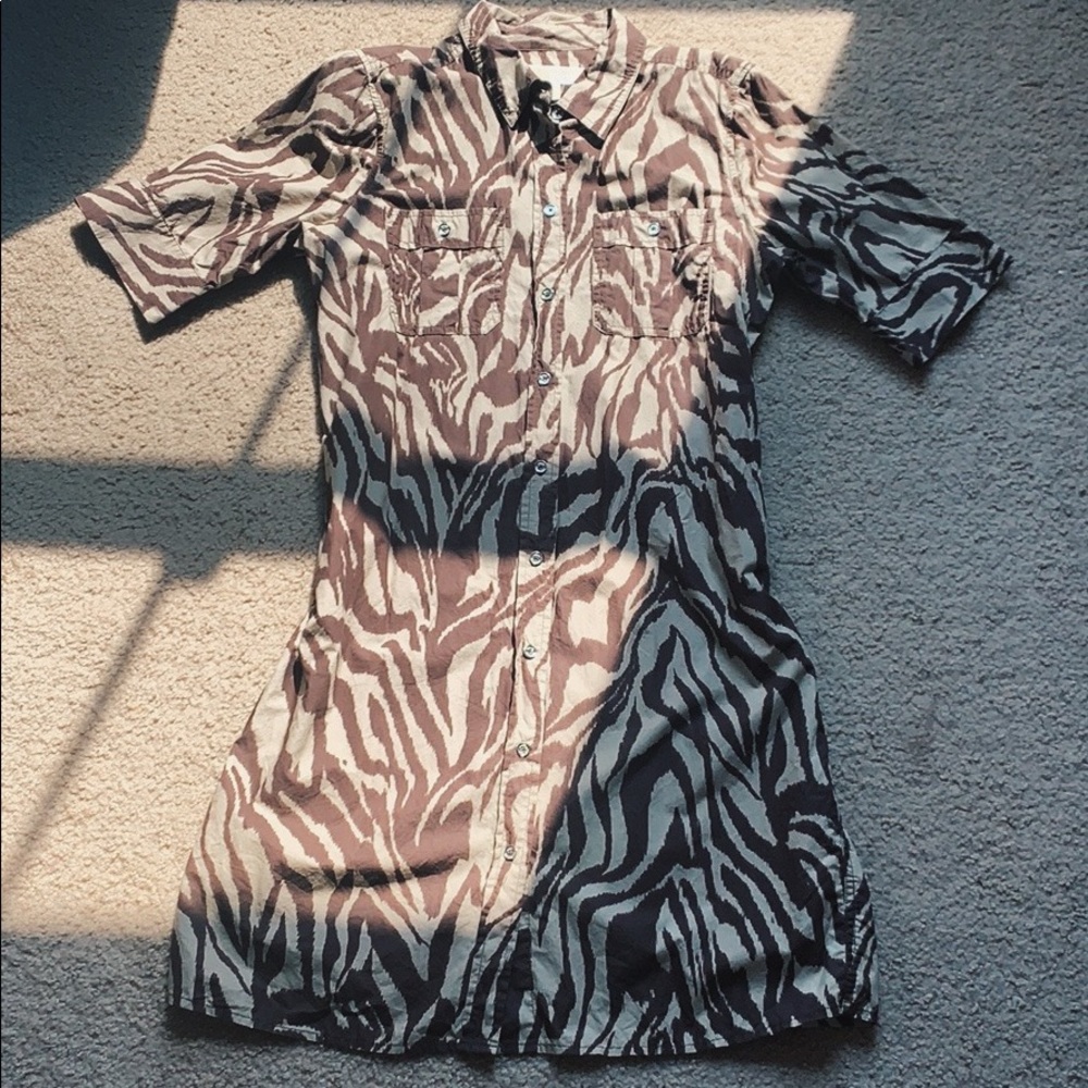 Michael Kors Safari Buttoned Dress